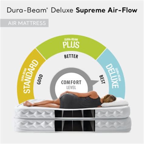 Intex Ed Dura Beam Supreme Air Flow Air Mattress With Built In