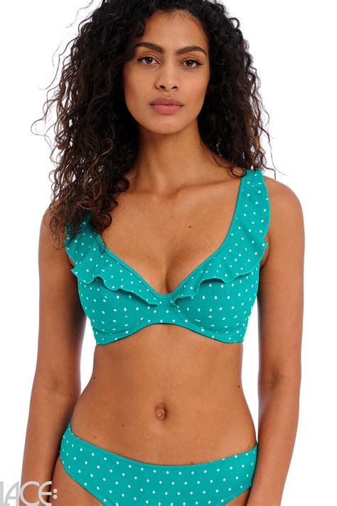 Freya Swim Jewel Cove Bikini Bh Tiefes Dekollet G K Cup Marine Lace De