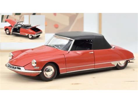 NOREV NOREV NV181599 CITROEN DS 19 CABRIOLET 1961 CORAIL RED 1 18