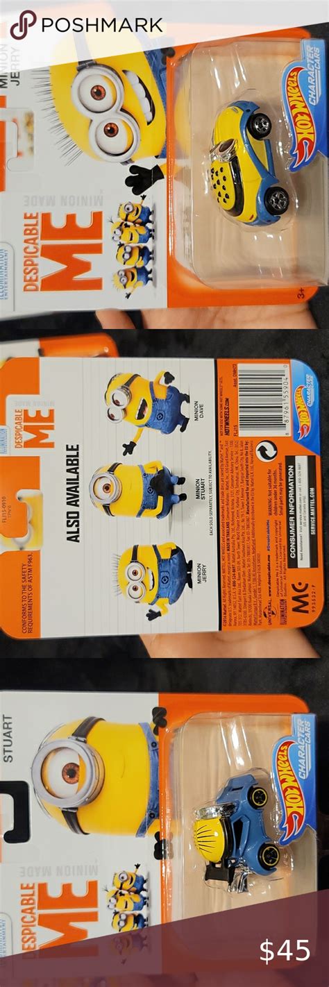 Hot Wheels Despicable Me Minion Character Set