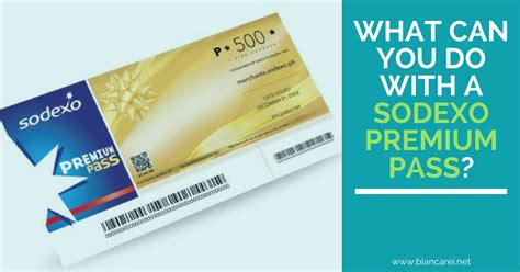 What Can You Do With A Sodexo Premium Pass Bianca Rei