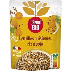 C R Al Bio Lentilles Riz Et Soja Sachet Express Personne G Pas