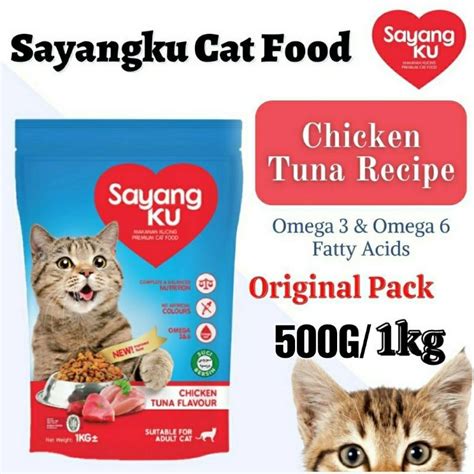 Sayangku Cat Food Original Repack 500g 1kg Makanan Kucing Sayangku