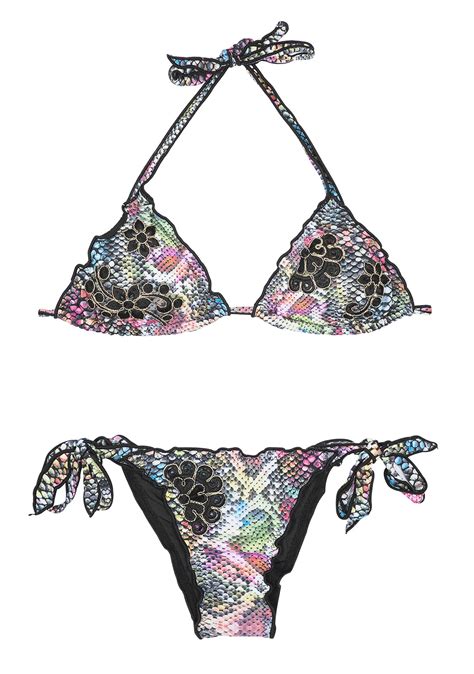 Micro Bikini Mit Schlangenmotiv Serpentine Bikini Brasil Shop