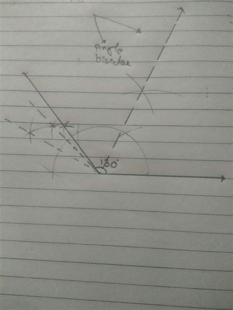 draw an angle of measure by 130 degree construct bisector - Brainly.in