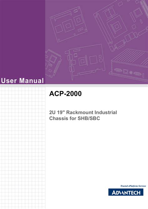 User Manual ACP-2000 | Manualzz