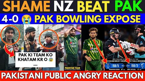 New Zealand Beat Pakistan Pak Vs Nz Pakistani Public Angry