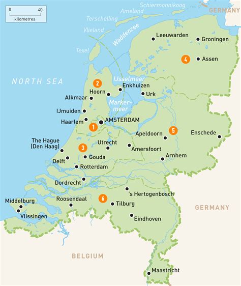 Map of the Netherlands | Netherlands Regions | Rough Guides