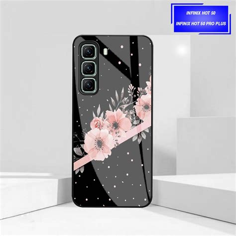 Jual Softcase Kaca Infinix Hot 50 Casing HP Infinix Hot 50 Pro Plus Terbaru M215 Casing