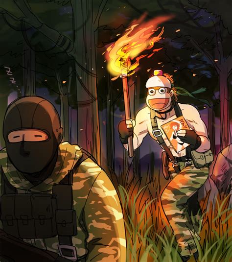 Naked Snake Metal Gear And 2 More Drawn By 50yen Danbooru