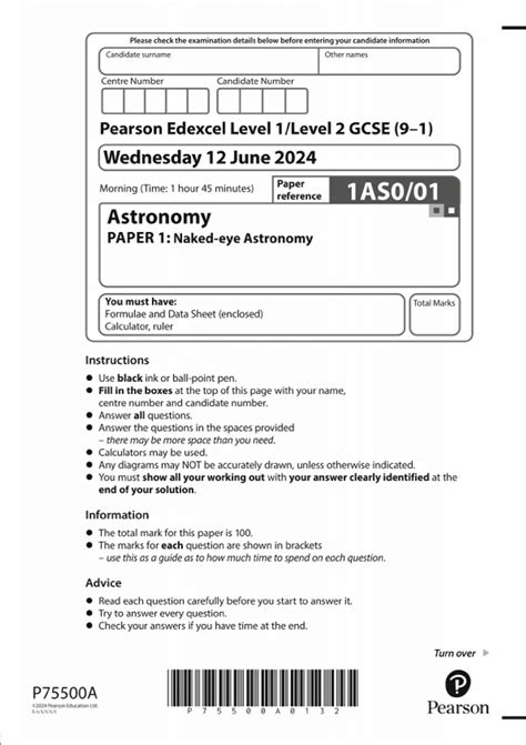 Pearson Edexcel Gcse Astronomy Paper Aso Naked Eye Astronomy Pearson Edexcel