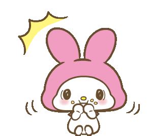 Cute Sanrio Sticker - Cute Sanrio Melody - Discover & Share GIFs