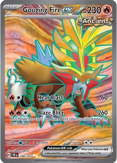 Raging Bolt Ex 196 162 SV05 Temporal Forces Pokemon