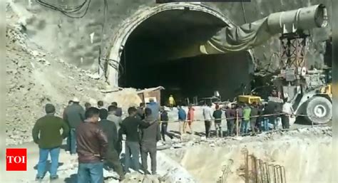 Uttarakhand At Least 40 Workers Feared Trapped As Part Of Under