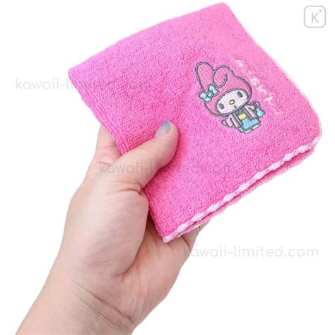 Japan Sanrio Embroidered Towel Handkerchief My Melody Yukata Hot Spring Kawaii Limited