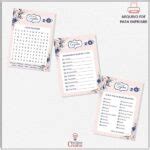 Kit Brincadeiras De Ch De Cozinha Azul Marinho E Nude Est Dio Creatus