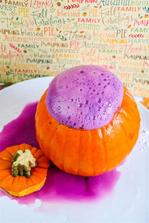 Pumpkin Volcano DIY - One Sharp Mama