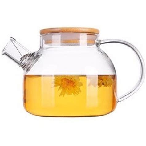 Чайник стеклянный "Бочонок" 650 мл