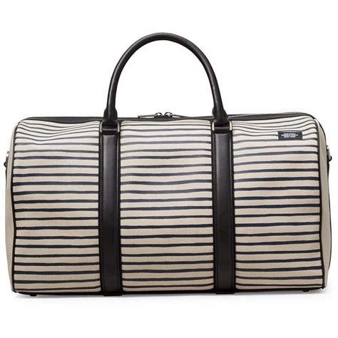 Jack Spade Men S Industrial Canvas Striped Duffle Bag €530 Liked On Polyvore Featuring Men S