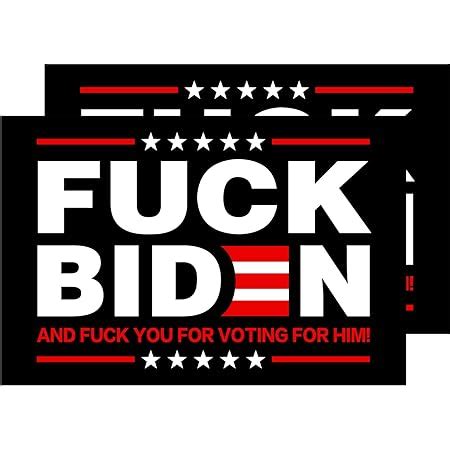 Amazon 10 Pack Fuck Biden Truck Sticker F Biden Decals 2021 Vote Political FCK Control Anti