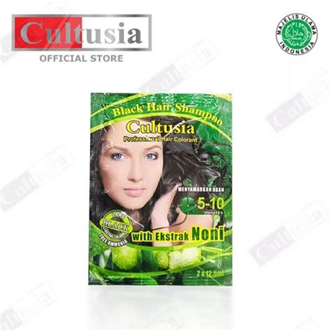 Jual Shampo Penghitam Rambut Cultusia Noni Cultusia Black Hair Shampo