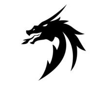 Dragon Outline Clipart Free Stock Photo - Public Domain Pictures