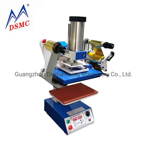 X Cm Pneumatic Hot Foil Stamping Machine China Label Heat Press Machine And Logo Hot