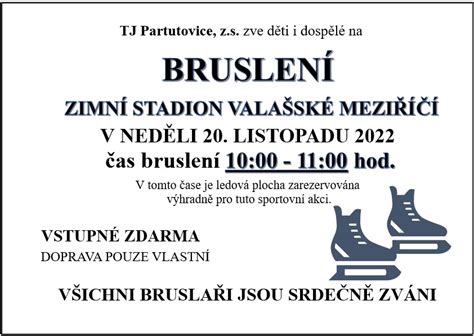 Pozv Nka Na Bruslen Partutovice