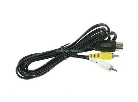 50pcslot For Sega Genesis 1 Av Cable Audio Video Av Cable Cord 6ft Rca