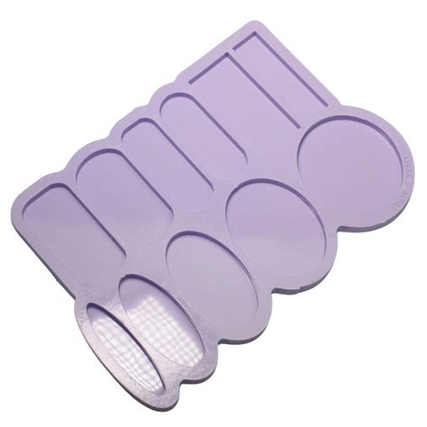 Molde De Silicone Para Resina Paleta Presilhas Formas Cavidades