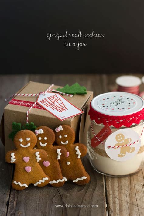 Gingerbread Cookies In A Jar Dolcesalsarosa 2014 11