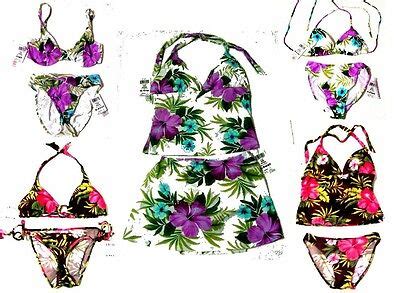 Sunsets Rain Forest Brown Or White Bikini Swimsuit Separates Sz Xs Xl Nwt Ebay