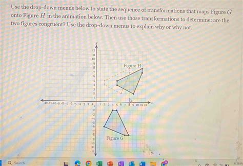 Solved Use The Drop Down Menus Below To State The Sequence Of