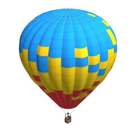 Hot Air Balloon V1 Free 3D Model Obj Stl Free3D