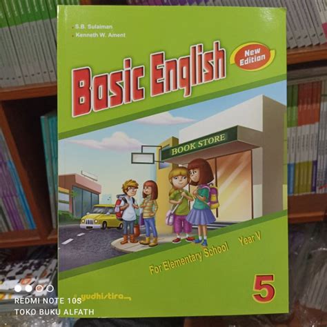 Jual Buku Pelajaran Bahasa Inggris BASIC ENGLISH Kelas 5 SD Penerbit