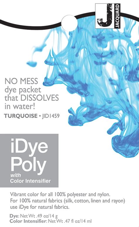 Jacquard iDye Poly, Turquoise - Walmart.com