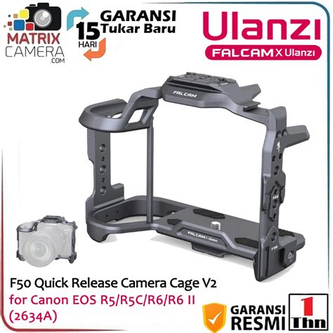 Jual Ulanzi Falcam F50 Quick Release Camera Cage V2 For Canon Eos R5 R6