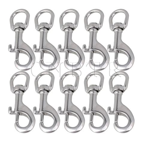 X Cnbtr Silver Mm Stainless Steel Swivel Eye Bolt Snap Hook