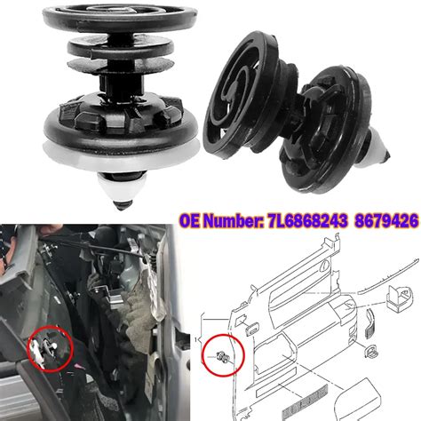 10pcs-Car-Left-Right-Interior-Door-Trim-Panel-Card-Clip-7L6868243 ...
