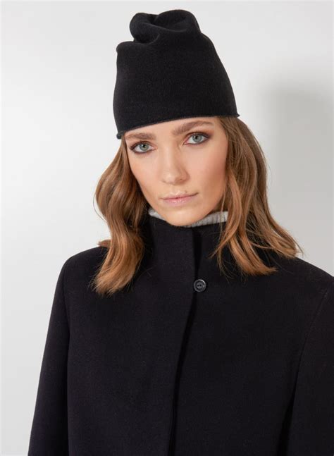 Cappotto In Lana E Cashmere Con Collo Alto Cinzia Rocca