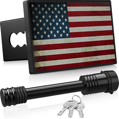 Amazon.com: Boslla Trailer Hitch Cover, Heavy American Flag Hitch Cover
