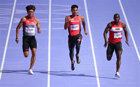 Singapore’s Marc Louis misses chance to race against Olympic 100m