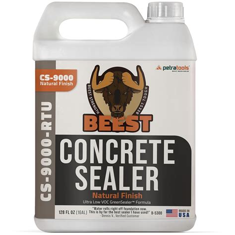BEEST Concrete Sealer - Penetrating Stone Sealer & Paver Sealer with