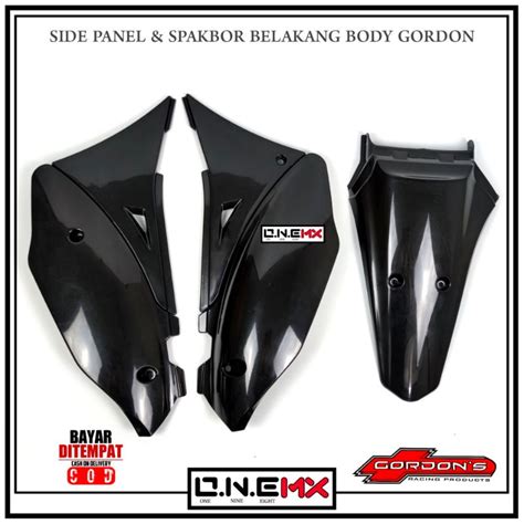 Jual PAKET SIDE PANEL SPAKBOR BELAKANG KLX BODI GORDON COVER