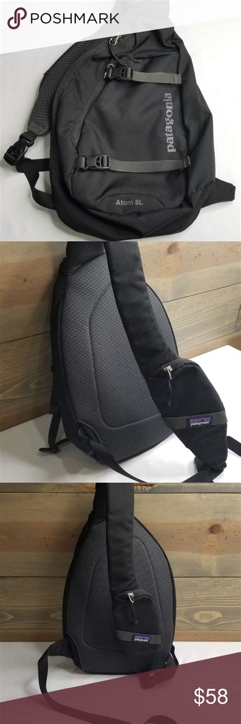 Patagonia 8l Atom Sling Backpack Black Black Backpack Black