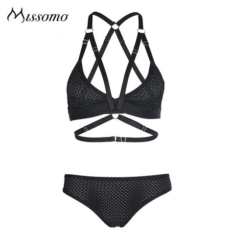 Missomo Women Bra Set Pcs Body Lingerie Porno Silk Sexy Transparent Lace Vs Ultra Thin Plus