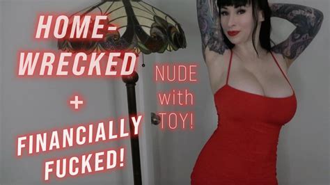 Homewrecked Financially FUCKED Nude With TOYS Emily Valentina Clips4sale