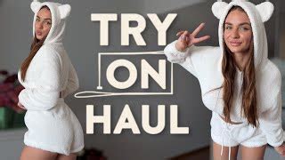 K Sheer See Through Lingerie Try On Try On Haul Transparent Micro Bikini Try On Haul Tina
