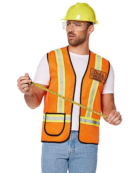 Funny Construction Worker Costume Kit - Spirithalloween.com