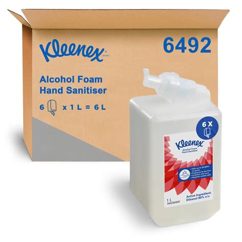 Kimberly Clark Kleenex Alcohol Foam Hand Sanitizer 1l 6 Ctn